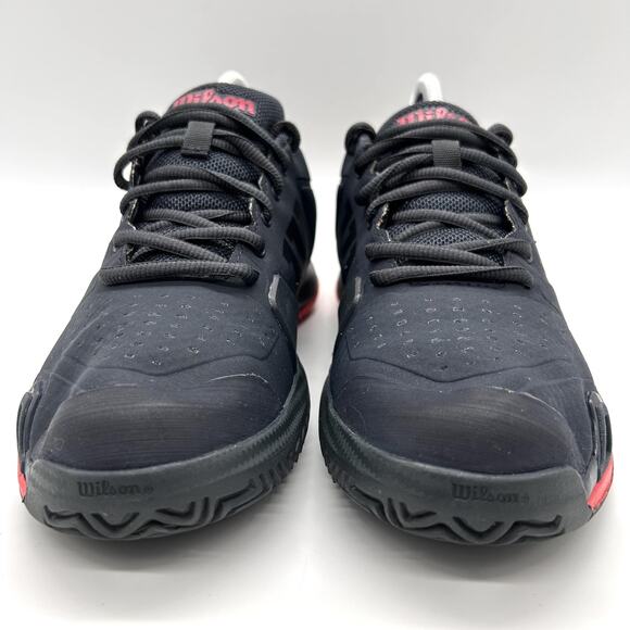 Wilson‎ Tennis Shoes Womens Size 7.5 Navy Red Court Performance Grip WRS325200 - Picture 2 of 9